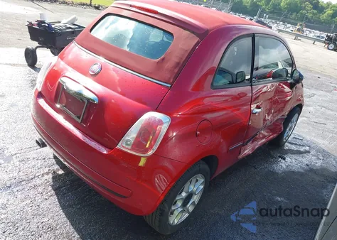 2015 Fiat 500C Pop from USA, damaged, VIN 3C3CFFDR0FT558650